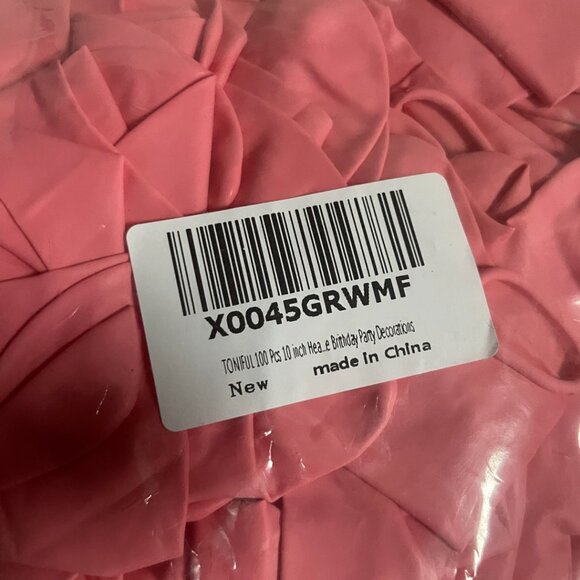 Toniful 100-Pack Pink Balloons (10-Inch) - Picture 3 of 4